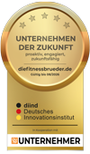 DIIND_UnternehmenDerZukunft_Siegel_diefitnessbrueder Unternehmen der Zukunft | Fitnessstudio Remscheid
